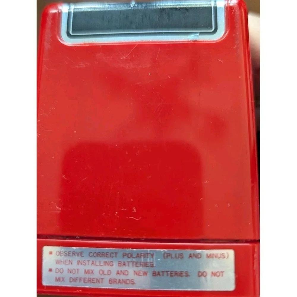 Vintage Panasonic KP-1A Battery‎ Pencil Sharpener - Red - Made in Japan - TESTED